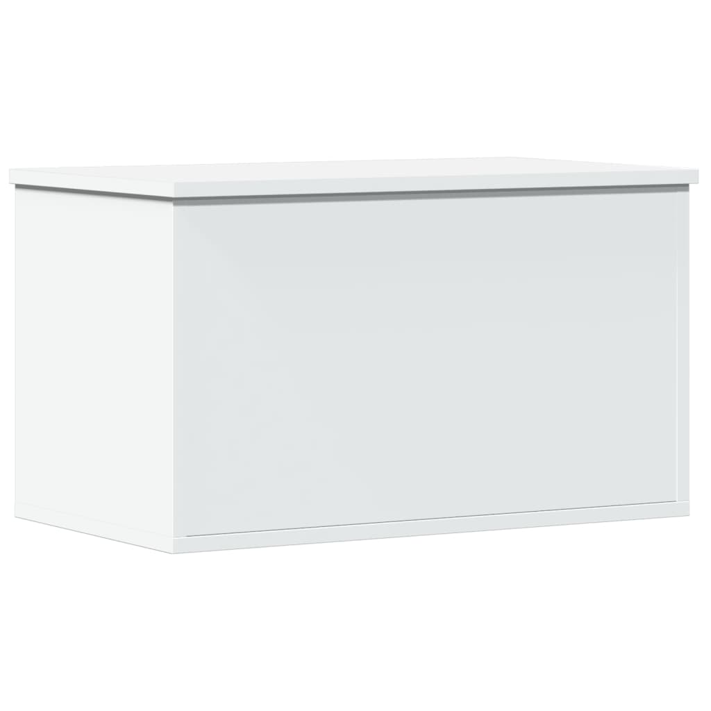 opbevaringsboks 60x35x35 cm konstrueret træ hvid