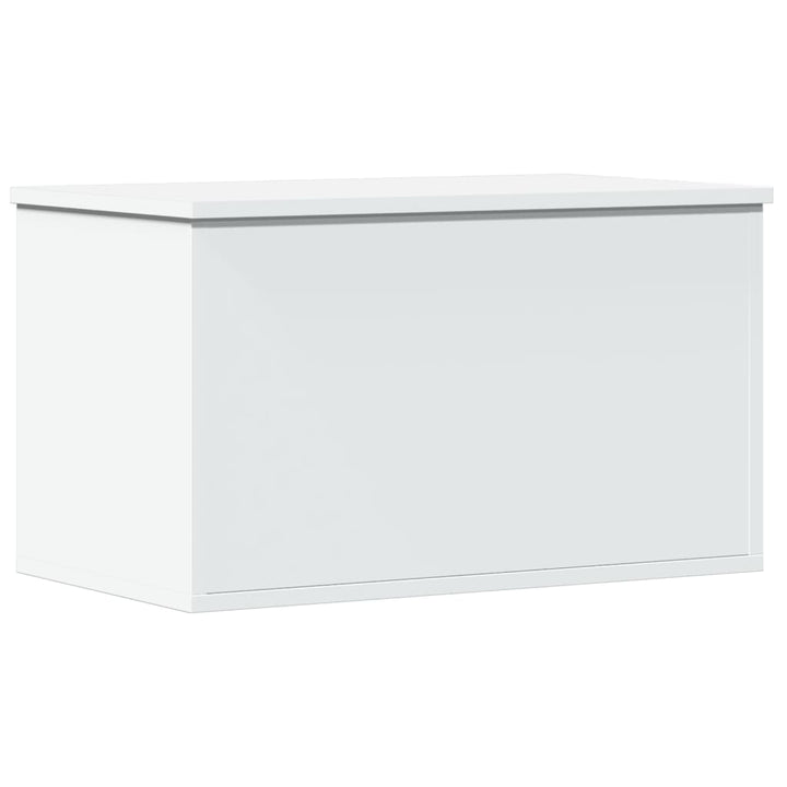 opbevaringsboks 60x35x35 cm konstrueret træ hvid