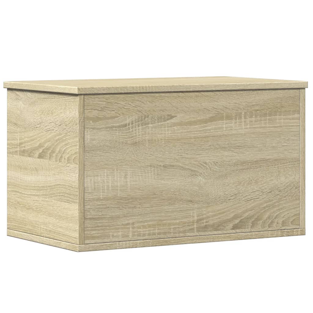 opbevaringsboks 60x35x35 cm konstrueret træ sonoma-eg