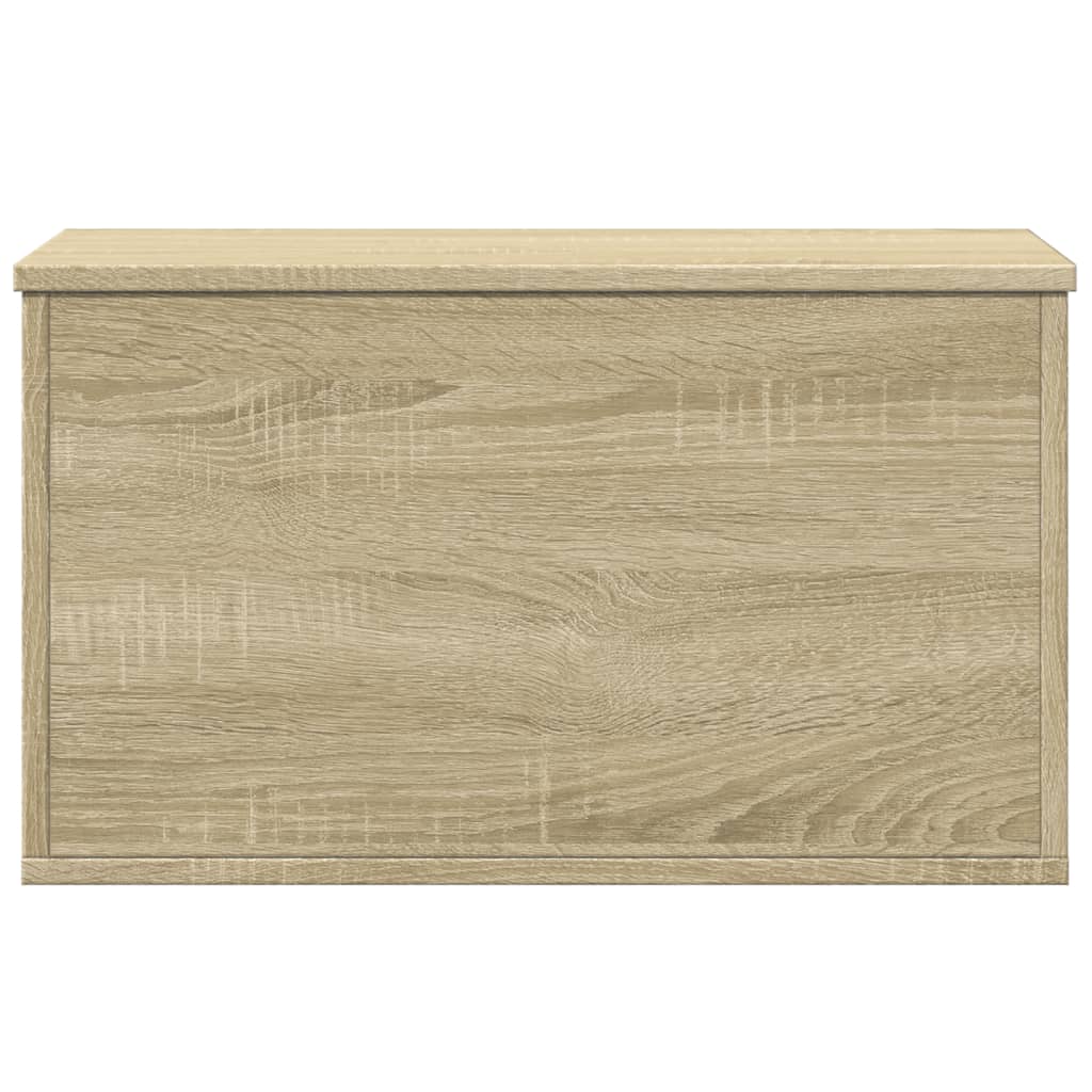opbevaringsboks 60x35x35 cm konstrueret træ sonoma-eg