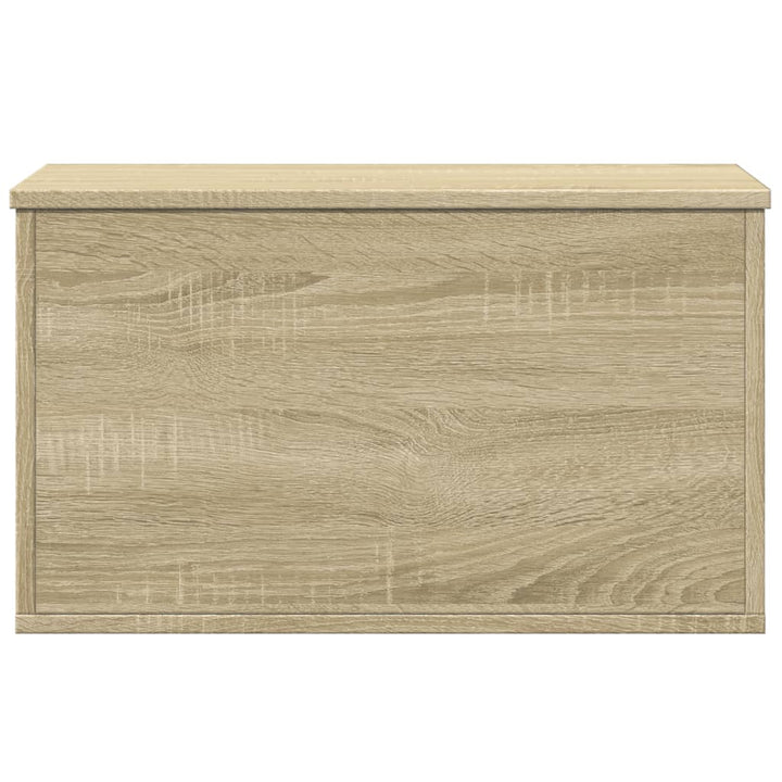 opbevaringsboks 60x35x35 cm konstrueret træ sonoma-eg