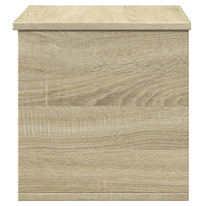 opbevaringsboks 60x35x35 cm konstrueret træ sonoma-eg