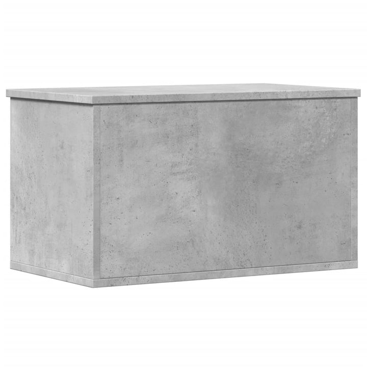 opbevaringsboks 60x35x35 cm konstrueret træ betongrå