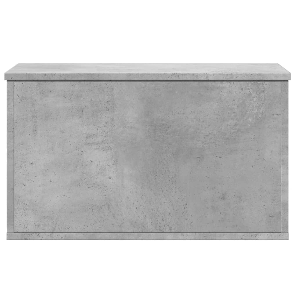 opbevaringsboks 60x35x35 cm konstrueret træ betongrå