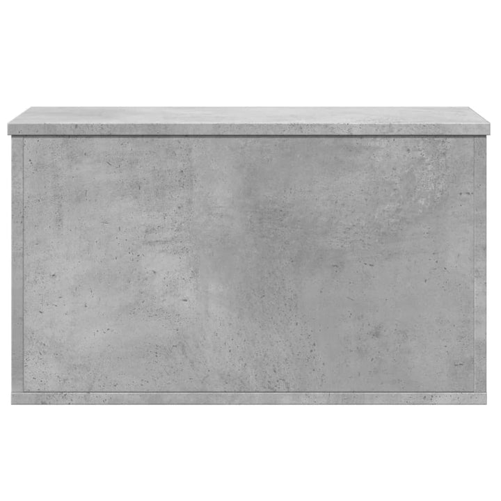 opbevaringsboks 60x35x35 cm konstrueret træ betongrå