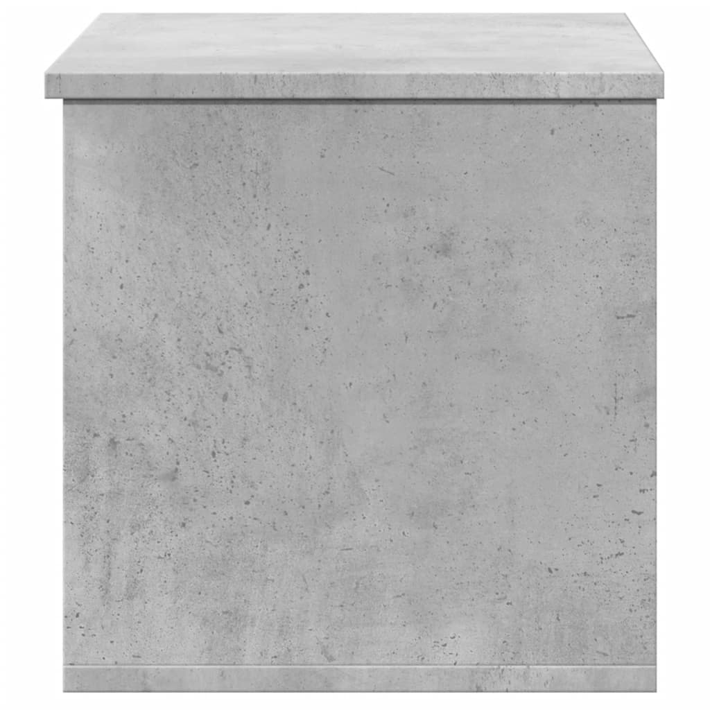 opbevaringsboks 60x35x35 cm konstrueret træ betongrå