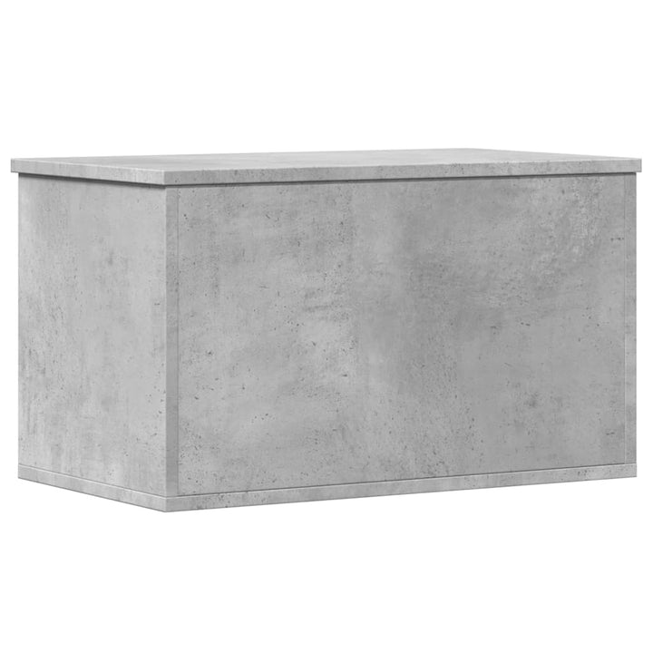 opbevaringsboks 60x35x35 cm konstrueret træ betongrå