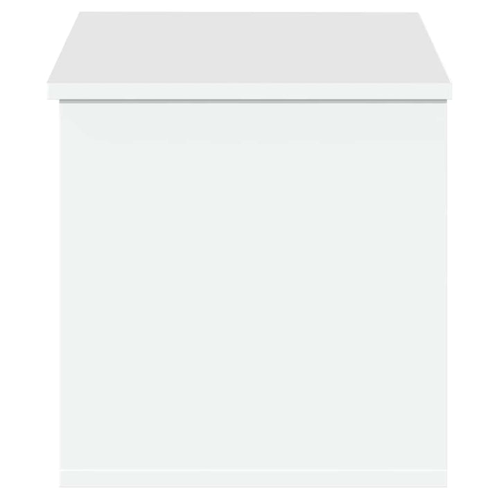 opbevaringsboks 90x35x35 cm konstrueret træ hvid