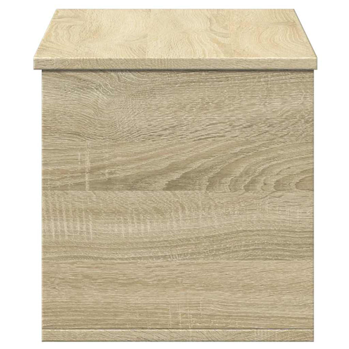 opbevaringsboks 90x35x35 cm konstrueret træ sonoma-eg
