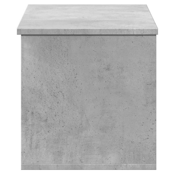 opbevaringsboks 90x35x35 cm konstrueret træ betongrå