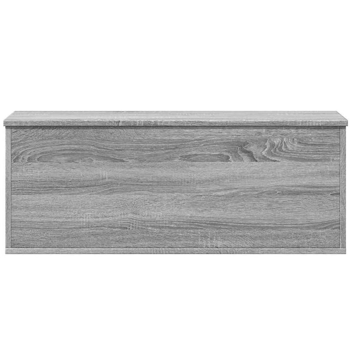 opbevaringsboks 90x35x35 cm konstrueret træ grå sonoma-eg