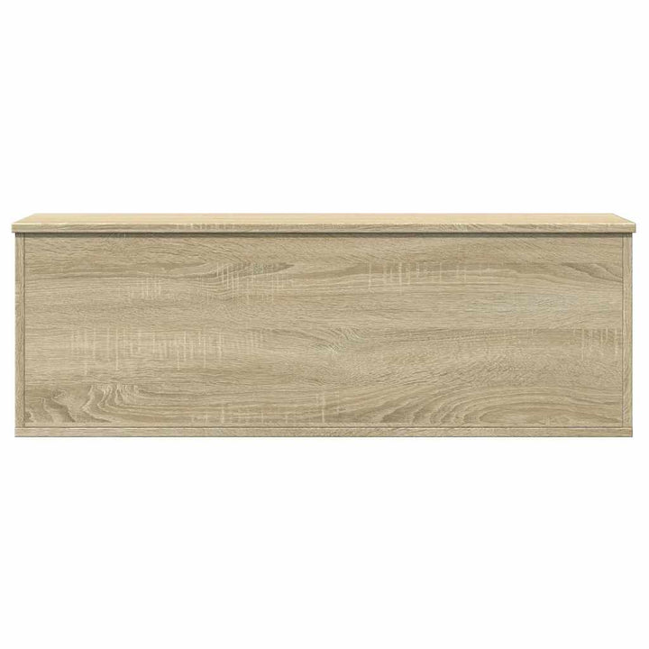 opbevaringsboks 102x35x35 cm konstrueret træ sonoma-eg