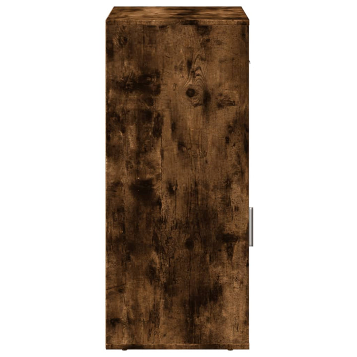 opbevaringsskab 56,5x39x90 cm konstrueret træ røget egetræ