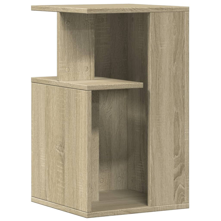 sidebord 35x35x60 cm konstrueret træ sonoma-eg