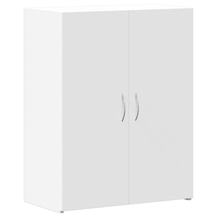 arkivskab 60x32x77,5 cm konstrueret træ hvid