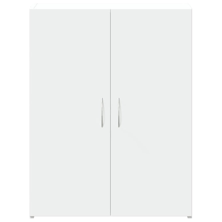 arkivskab 60x32x77,5 cm konstrueret træ hvid