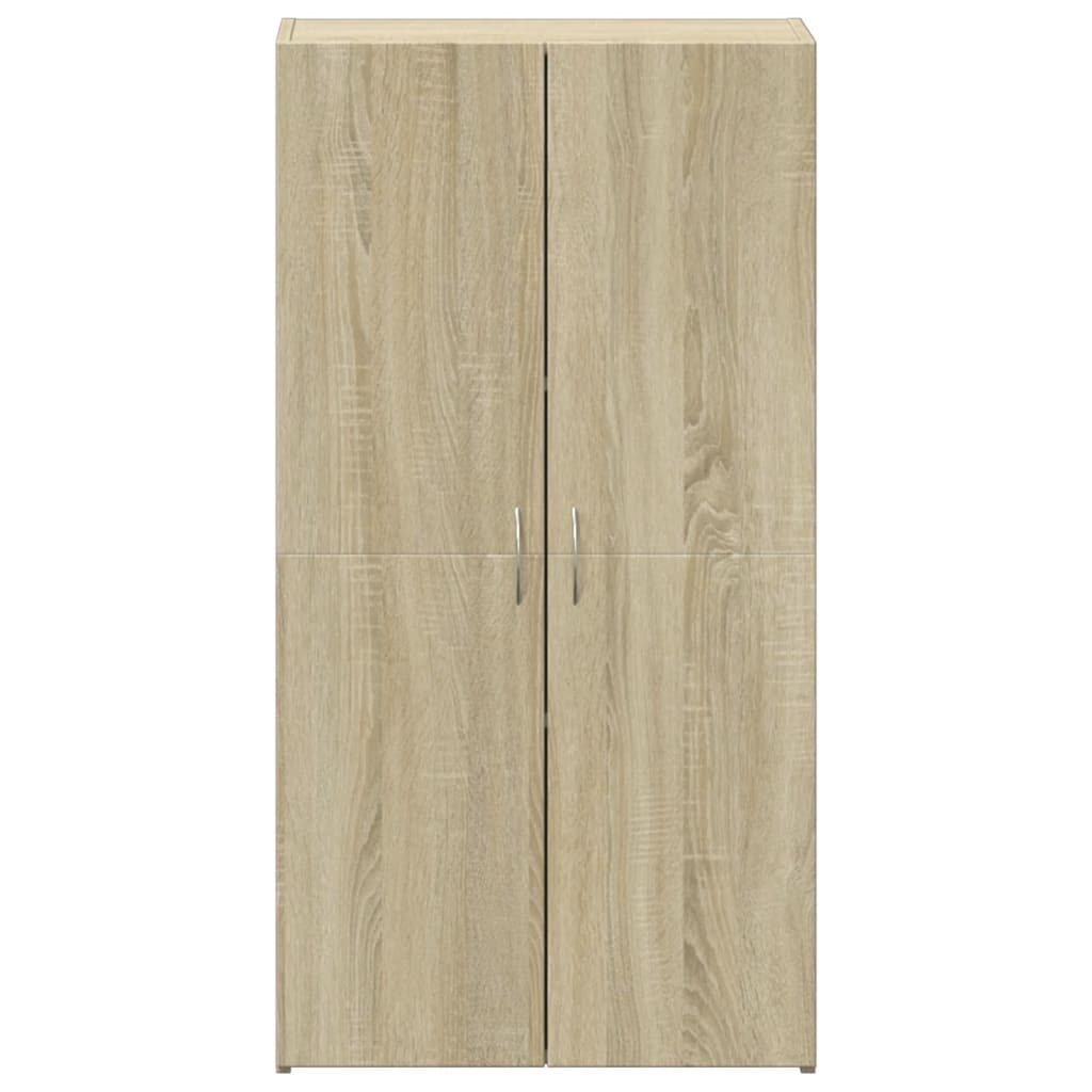arkivskab 60x32x115 cm konstrueret træ sonoma-eg