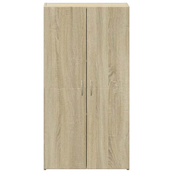 arkivskab 60x32x115 cm konstrueret træ sonoma-eg