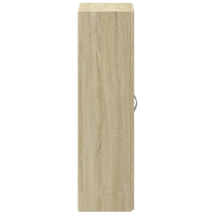 arkivskab 60x32x115 cm konstrueret træ sonoma-eg
