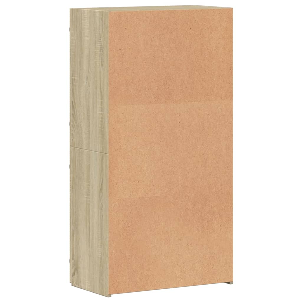 arkivskab 60x32x115 cm konstrueret træ sonoma-eg