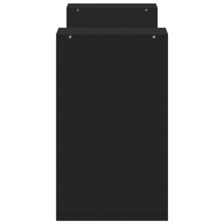 tv-borde 2 stk. 75x30x50 cm konstrueret træ sort