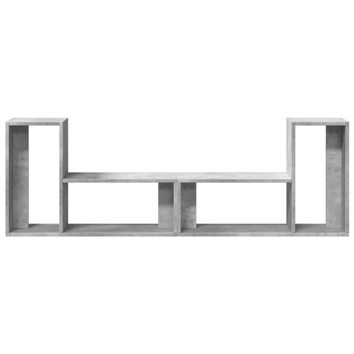tv-borde 2 stk. 75x30x50 cm konstrueret træ betongrå