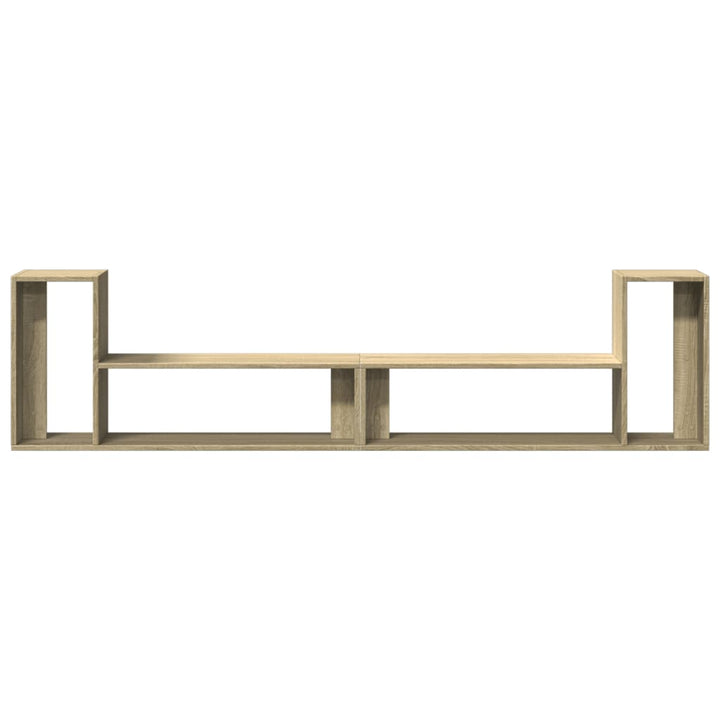 tv-borde 2 stk. 100x30x50 cm konstrueret træ sonoma-eg
