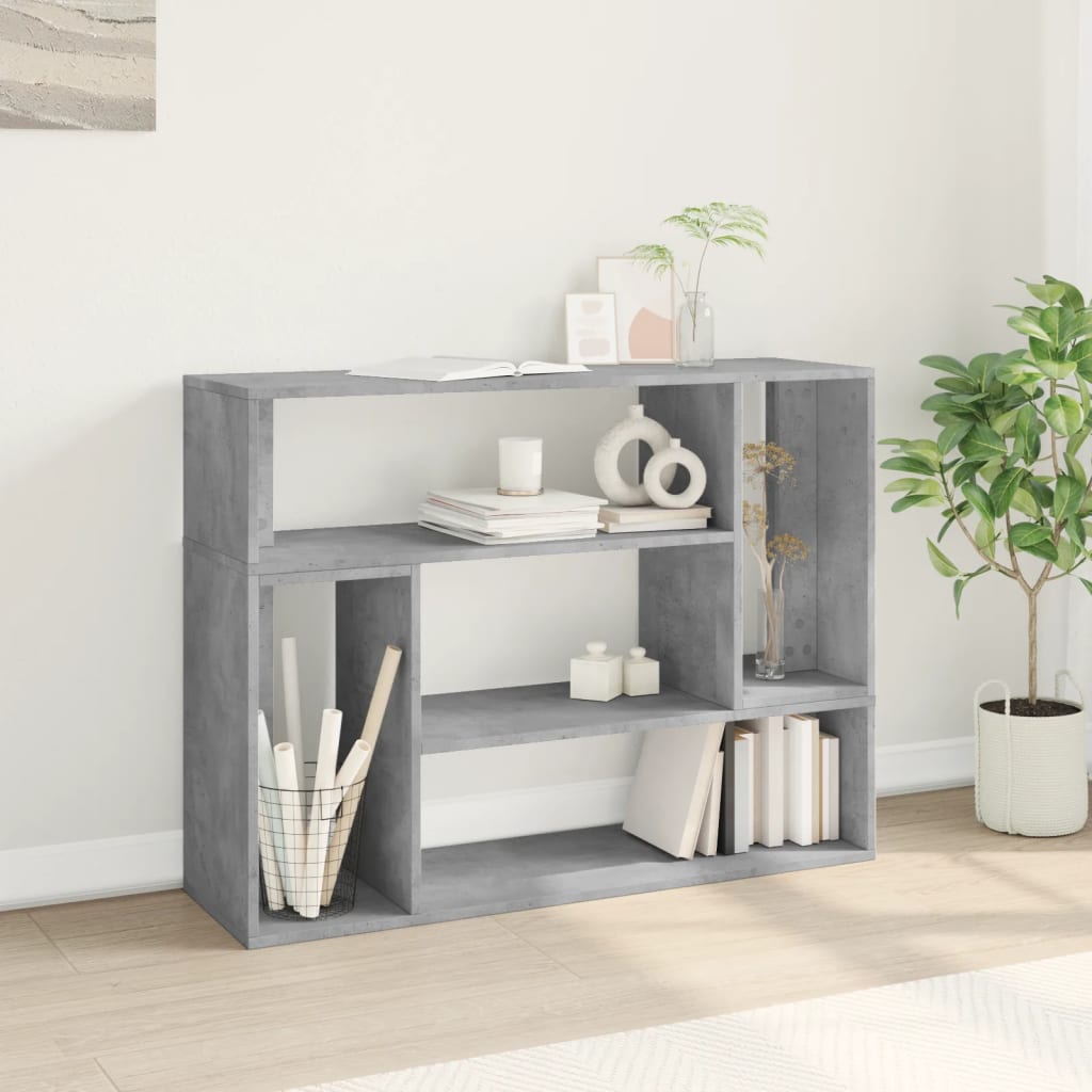tv-borde 2 stk. 100x30x50 cm konstrueret træ betongrå