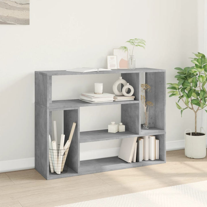 tv-borde 2 stk. 100x30x50 cm konstrueret træ betongrå