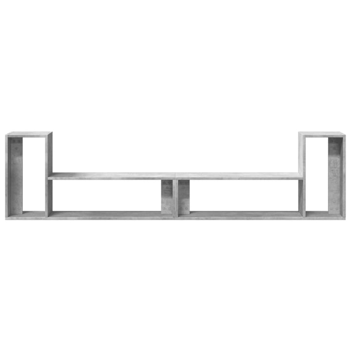 tv-borde 2 stk. 100x30x50 cm konstrueret træ betongrå