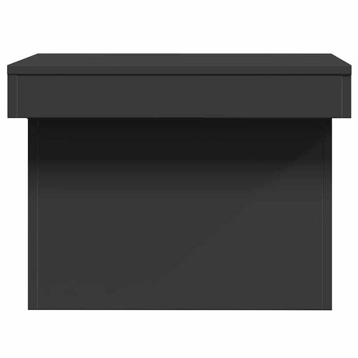 sofabord 100x55x40 cm konstrueret træ sort