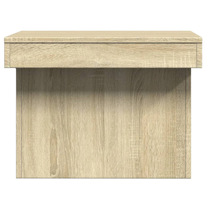 sofabord 100x55x40 cm konstrueret træ sonoma-eg