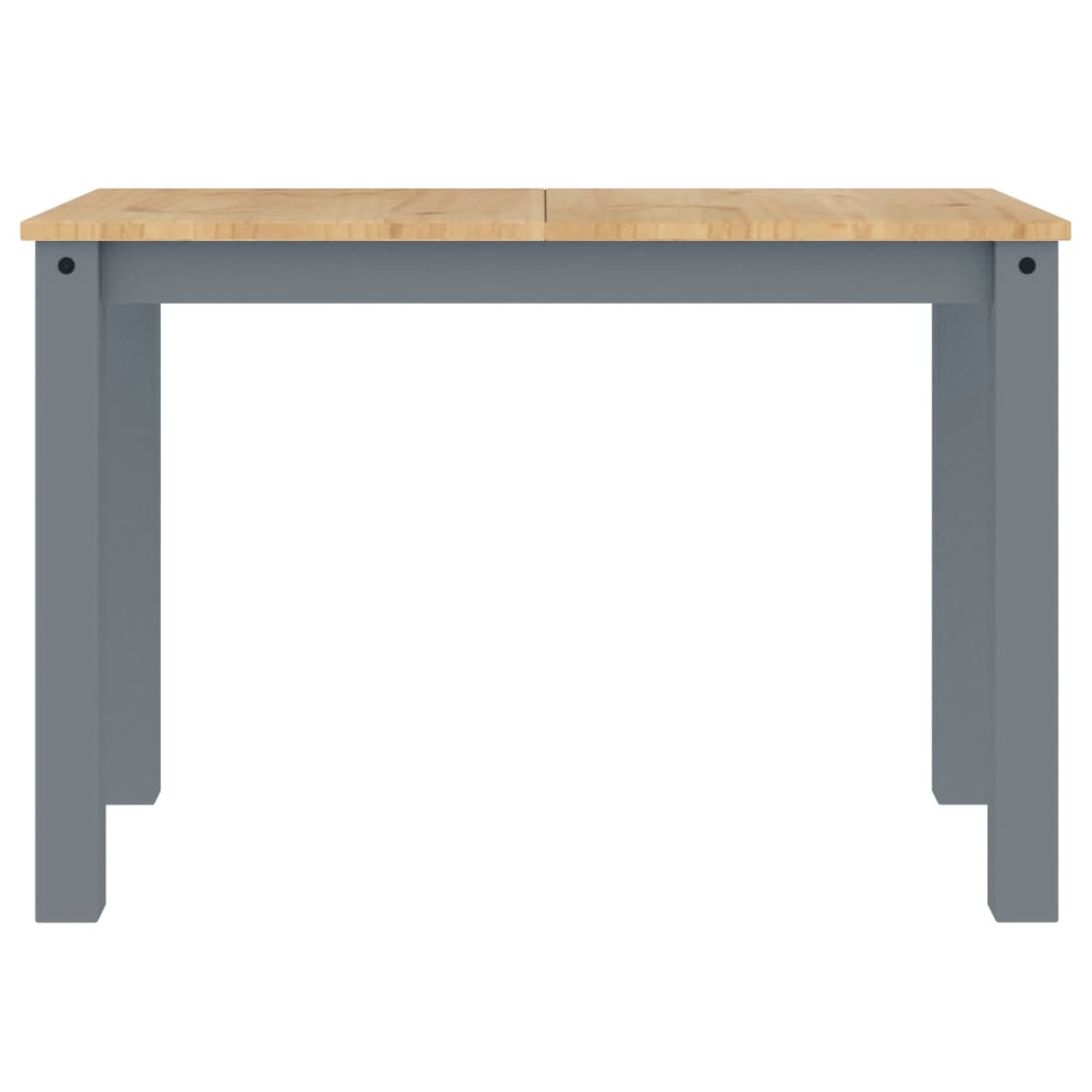 spisebord PANAMA 112x60x75 cm massivt fyrretræ grå