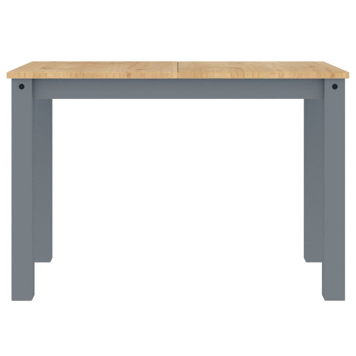 spisebord PANAMA 112x60x75 cm massivt fyrretræ grå