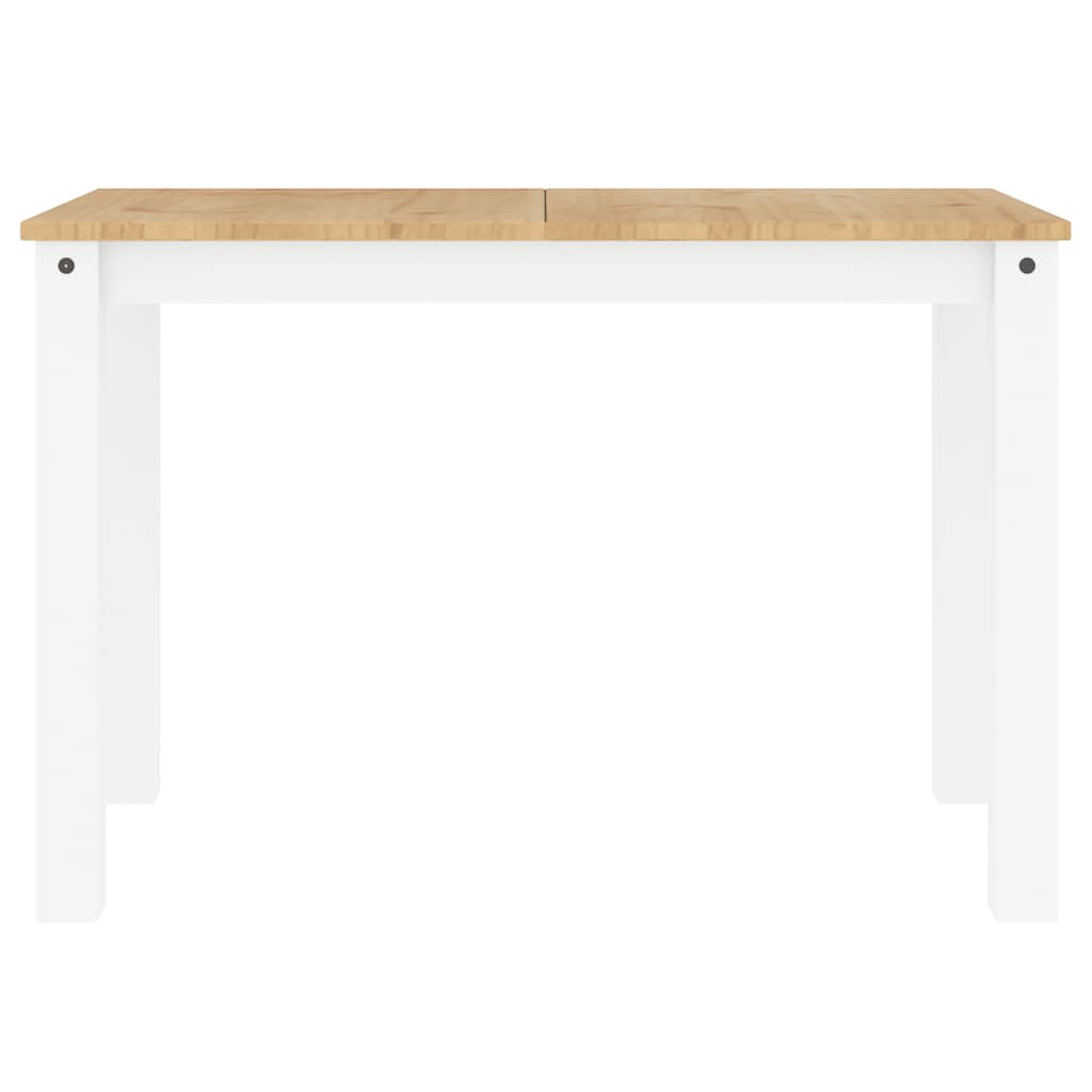 spisebord PANAMA 112x60x75 cm massivt fyrretræ hvid
