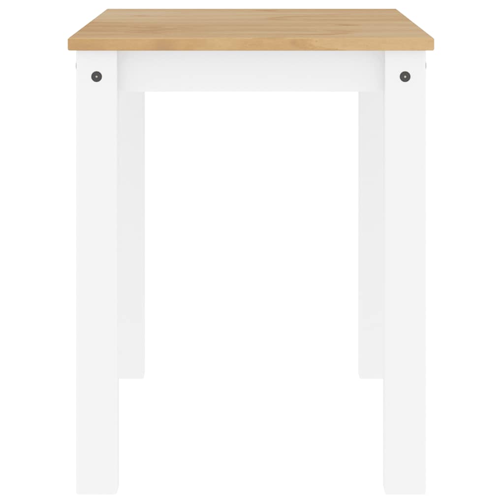 spisebord PANAMA 112x60x75 cm massivt fyrretræ hvid