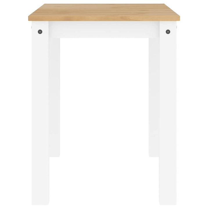 spisebord PANAMA 112x60x75 cm massivt fyrretræ hvid