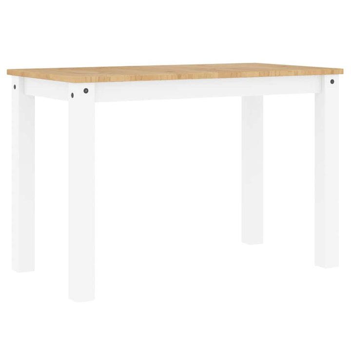 spisebord PANAMA 112x60x75 cm massivt fyrretræ hvid