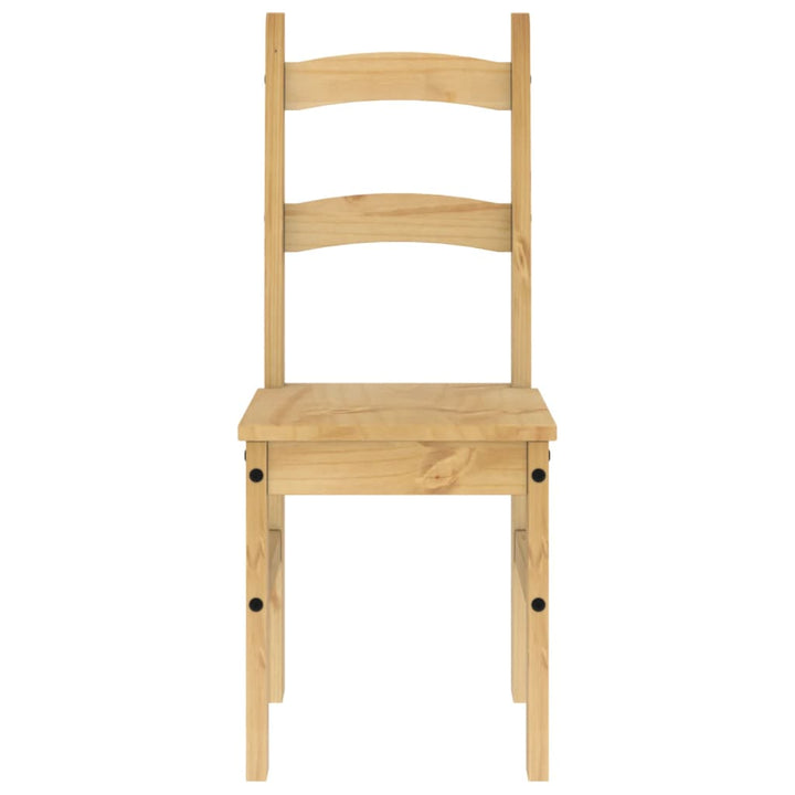 spisebordsstole 2 stk. 40x46x99 cm massivt fyrretræ