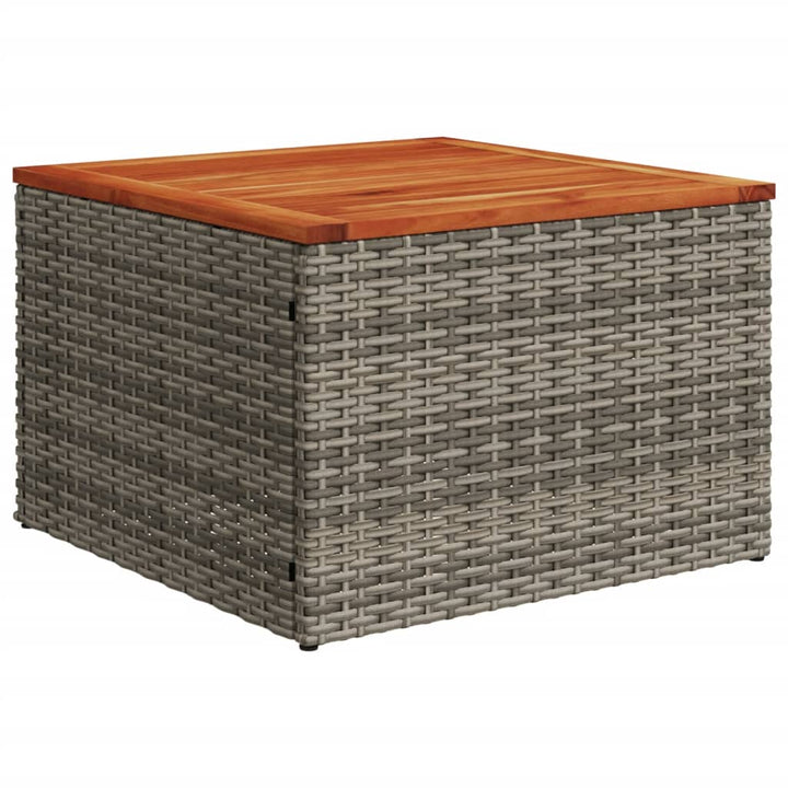 sofasæt til haven 9 dele med hynder polyrattan grå