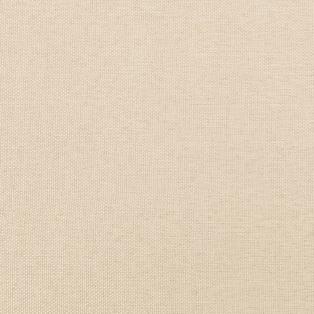 springmadras med pocketfjedre medium 120x190x20 cm stof cremefarvet