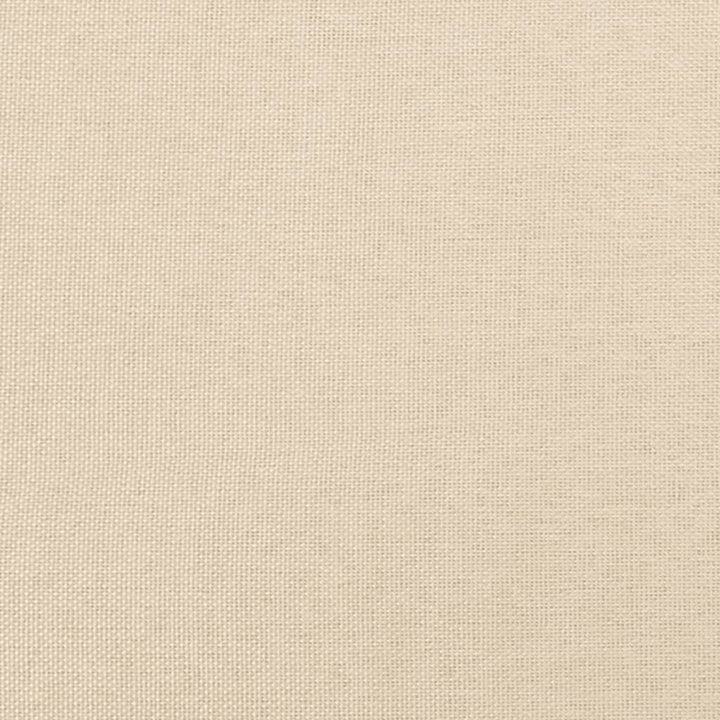 springmadras med pocketfjedre medium 120x190x20 cm stof cremefarvet
