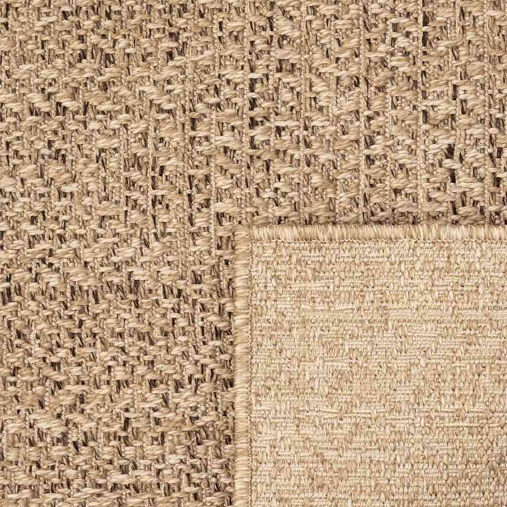 gulvtæppe ZIZUR 60x110 cm jute-look indendørs og udendørs