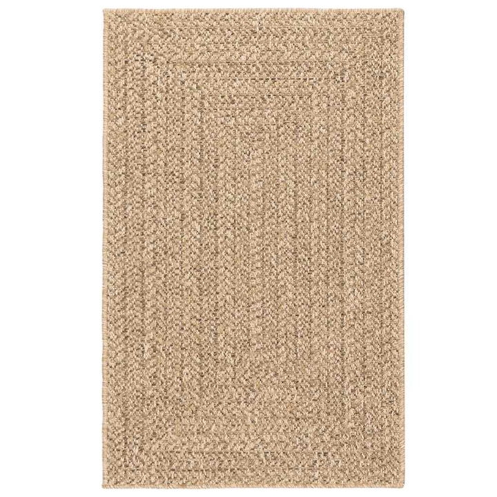 gulvtæppe ZIZUR 240x340 cm jute-look indendørs og udendørs