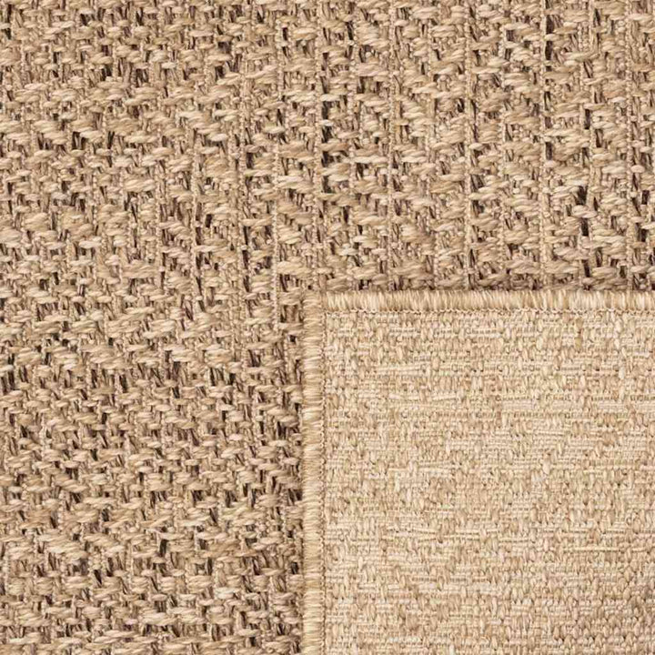 gulvtæppe ZIZUR 240x340 cm jute-look indendørs og udendørs