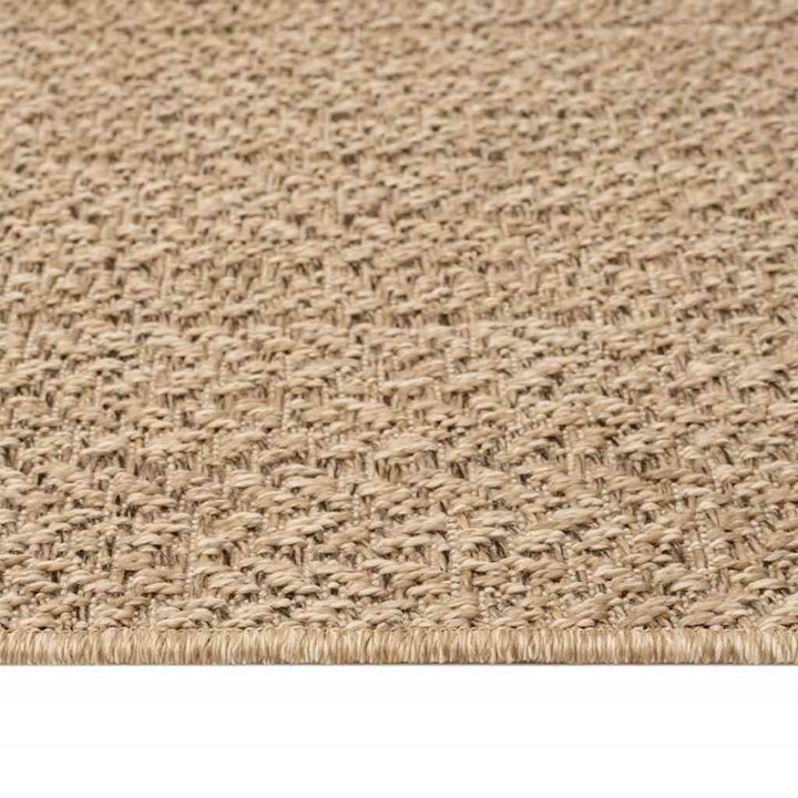 gulvtæppe ZIZUR 240x340 cm jute-look indendørs og udendørs