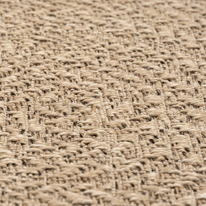 gulvtæppe ZIZUR 240x340 cm jute-look indendørs og udendørs
