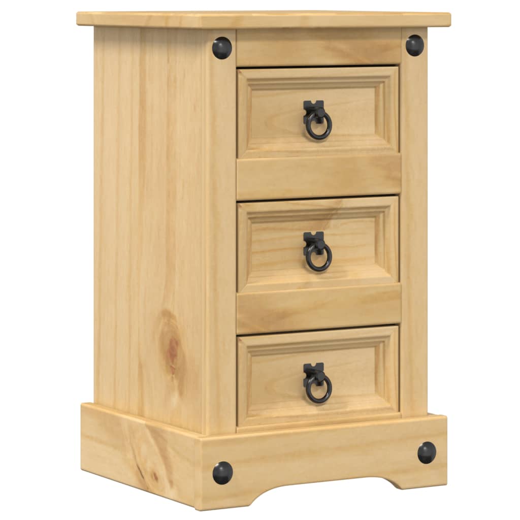 sengebord Corona 35x32,5x58 cm massivt fyrretræ