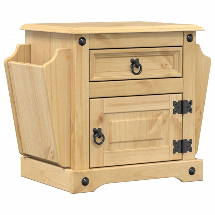 sengebord Corona 45x35x47,5 cm massivt fyrretræ