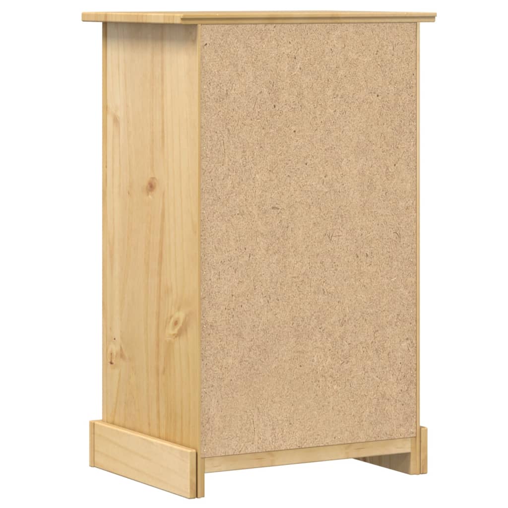 sengebord Corona 53x39x84 cm massivt fyrretræ